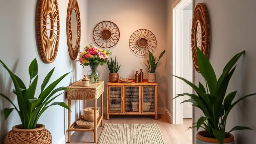 22 Rattan Hallway Ideas That'll Make Even the Smallest Spaces Feel Inviting (Don’t Miss #14!)